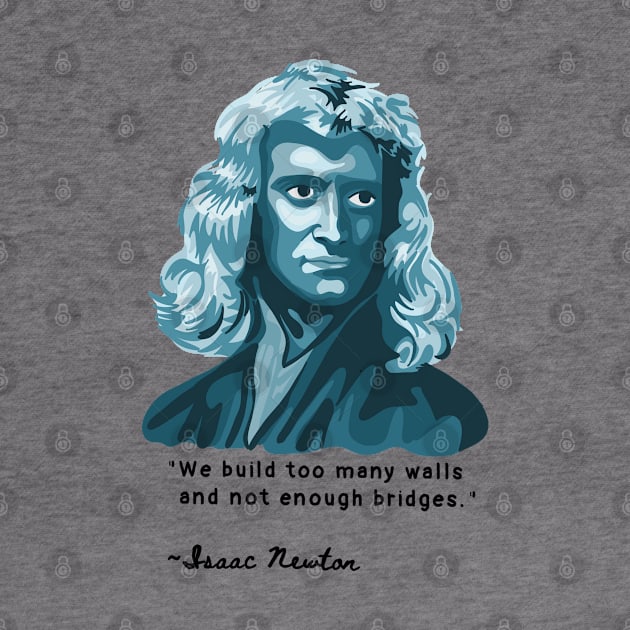 Isaac Newton  Portrait by Slightly Unhinged